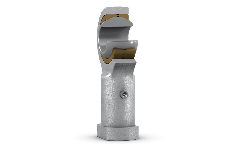 The SIKAC series requires maintenance of the female threaded rod end bearing